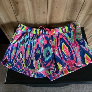 Lilly Pulitzer Colorful Athletic Shorts, Britton Scuba Short sz M NWT luxletic